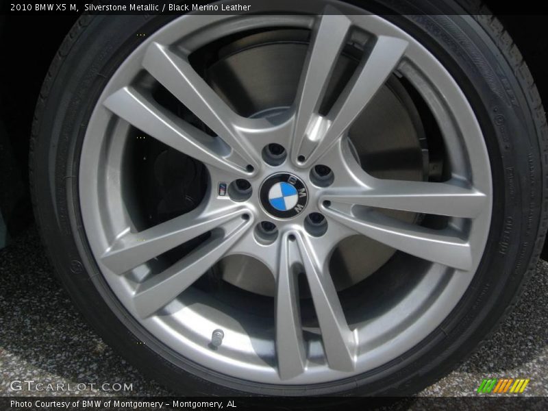 Silverstone Metallic / Black Merino Leather 2010 BMW X5 M