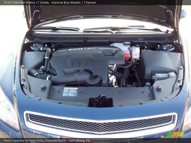 Imperial Blue Metallic / Titanium 2010 Chevrolet Malibu LT Sedan