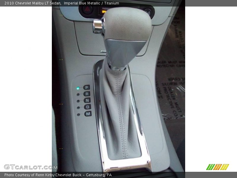 Imperial Blue Metallic / Titanium 2010 Chevrolet Malibu LT Sedan