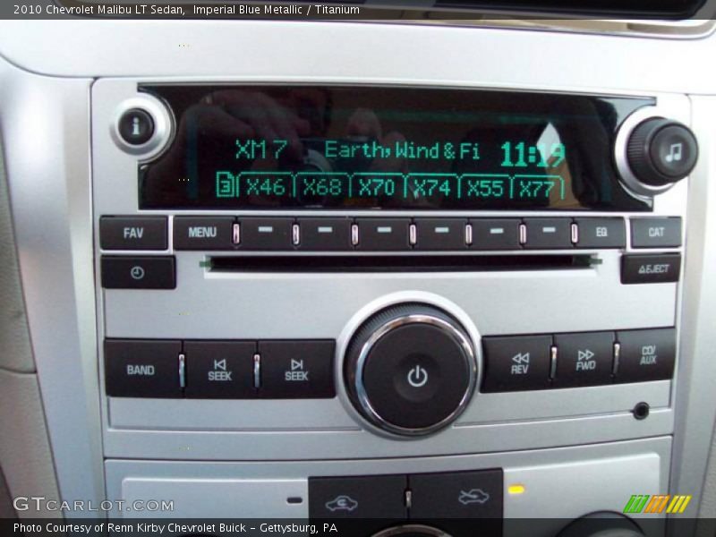 Imperial Blue Metallic / Titanium 2010 Chevrolet Malibu LT Sedan