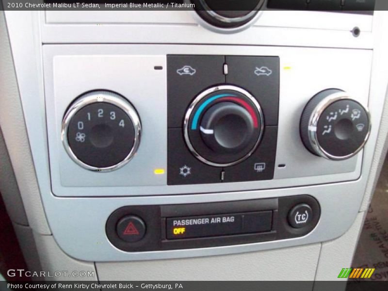 Imperial Blue Metallic / Titanium 2010 Chevrolet Malibu LT Sedan