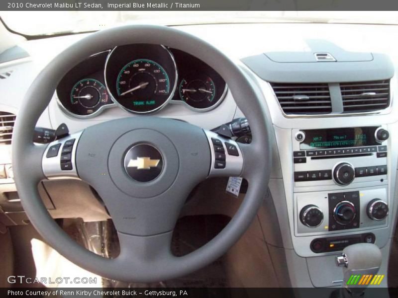 Imperial Blue Metallic / Titanium 2010 Chevrolet Malibu LT Sedan