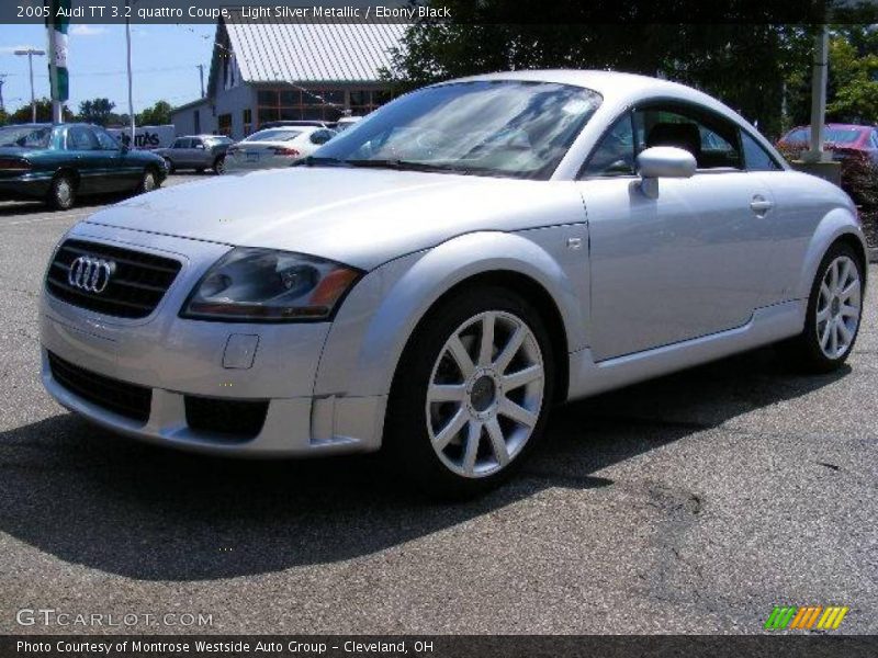 Light Silver Metallic / Ebony Black 2005 Audi TT 3.2 quattro Coupe