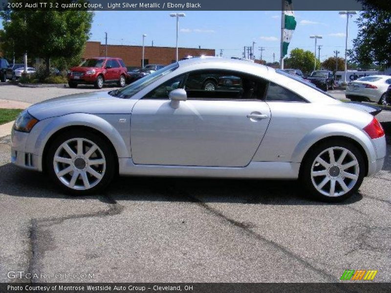 Light Silver Metallic / Ebony Black 2005 Audi TT 3.2 quattro Coupe