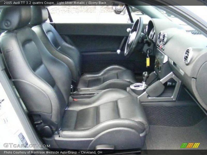 Light Silver Metallic / Ebony Black 2005 Audi TT 3.2 quattro Coupe