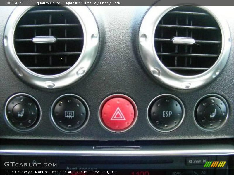 Light Silver Metallic / Ebony Black 2005 Audi TT 3.2 quattro Coupe