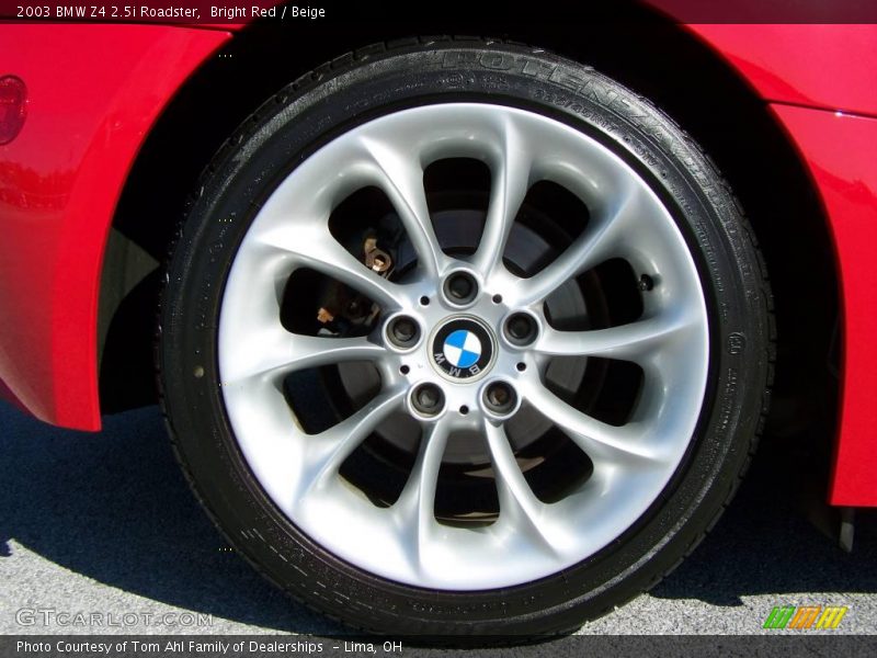 Bright Red / Beige 2003 BMW Z4 2.5i Roadster