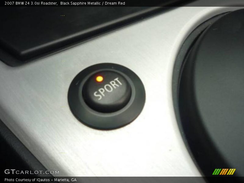 Black Sapphire Metallic / Dream Red 2007 BMW Z4 3.0si Roadster