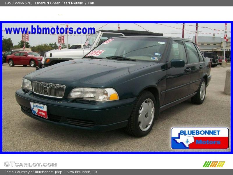Emerald Green Pearl Metallic / Tan 1998 Volvo S70