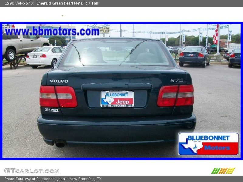 Emerald Green Pearl Metallic / Tan 1998 Volvo S70