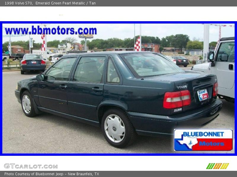 Emerald Green Pearl Metallic / Tan 1998 Volvo S70