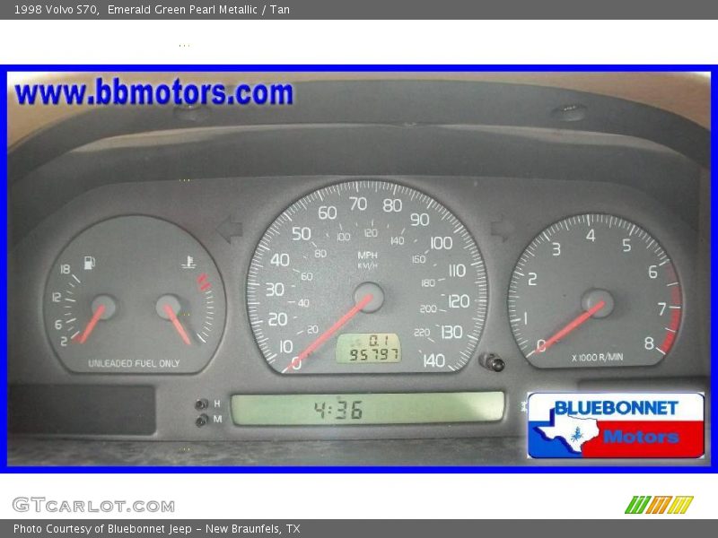 Emerald Green Pearl Metallic / Tan 1998 Volvo S70