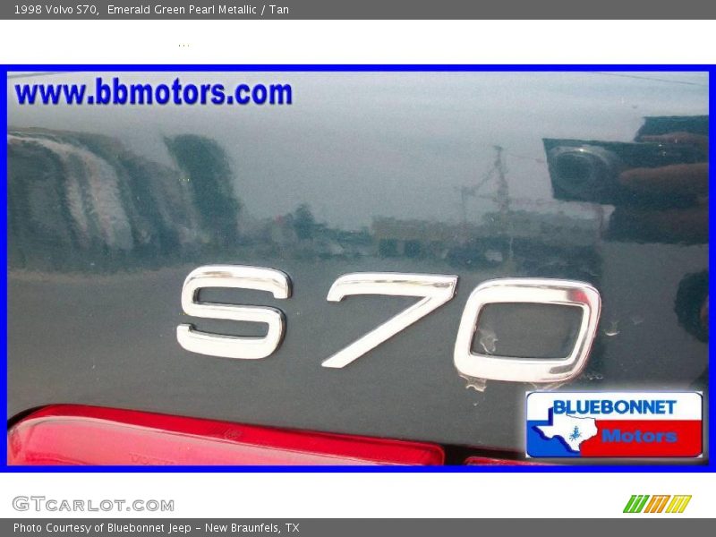 Emerald Green Pearl Metallic / Tan 1998 Volvo S70