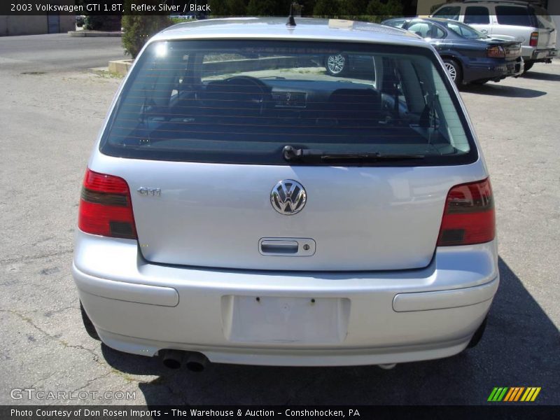 Reflex Silver / Black 2003 Volkswagen GTI 1.8T