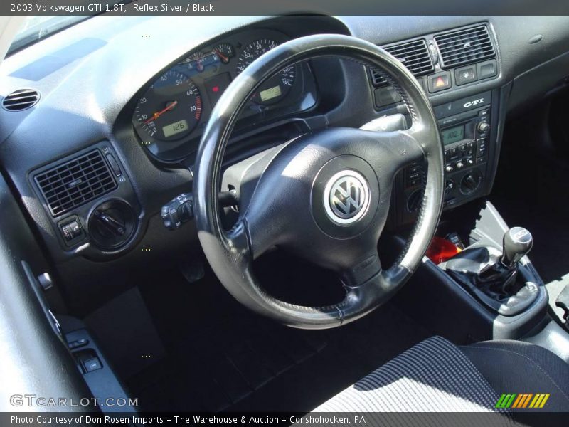 Reflex Silver / Black 2003 Volkswagen GTI 1.8T