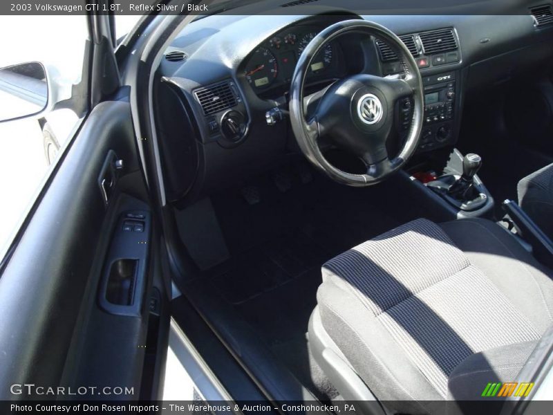 Reflex Silver / Black 2003 Volkswagen GTI 1.8T