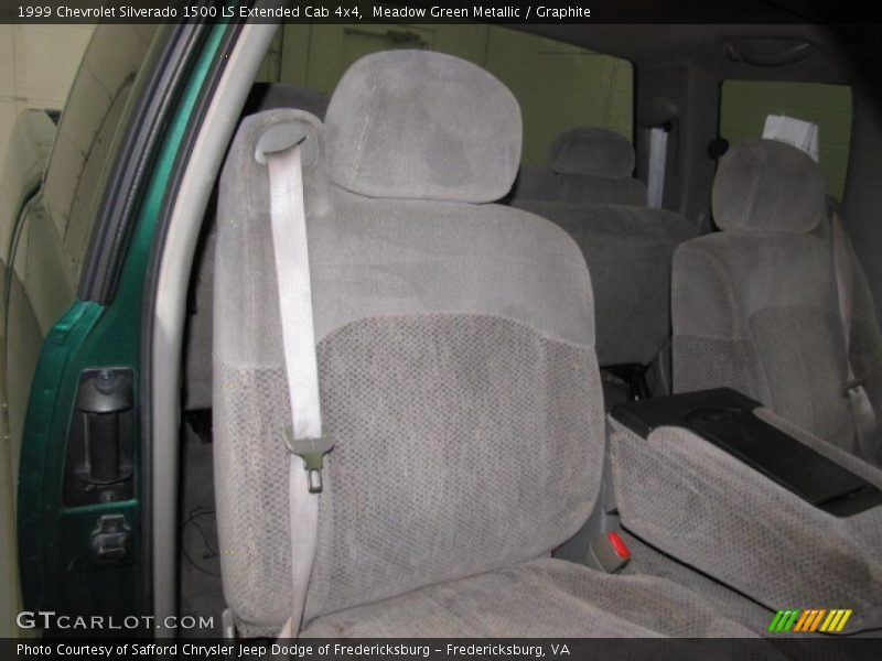 Meadow Green Metallic / Graphite 1999 Chevrolet Silverado 1500 LS Extended Cab 4x4