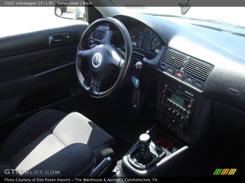 Reflex Silver / Black 2003 Volkswagen GTI 1.8T