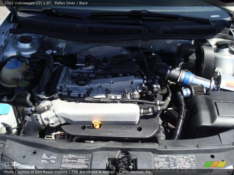 Reflex Silver / Black 2003 Volkswagen GTI 1.8T
