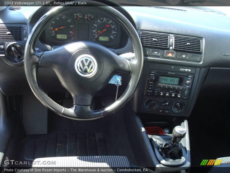 Reflex Silver / Black 2003 Volkswagen GTI 1.8T