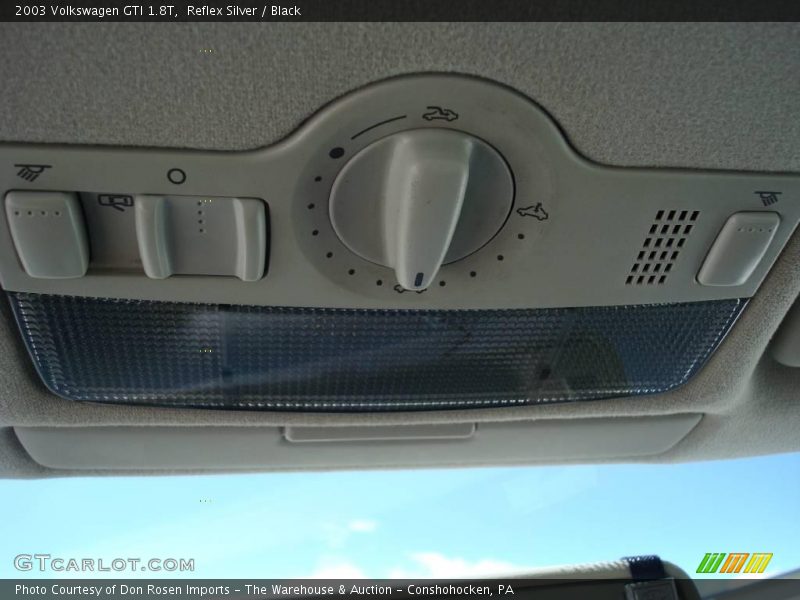 Reflex Silver / Black 2003 Volkswagen GTI 1.8T