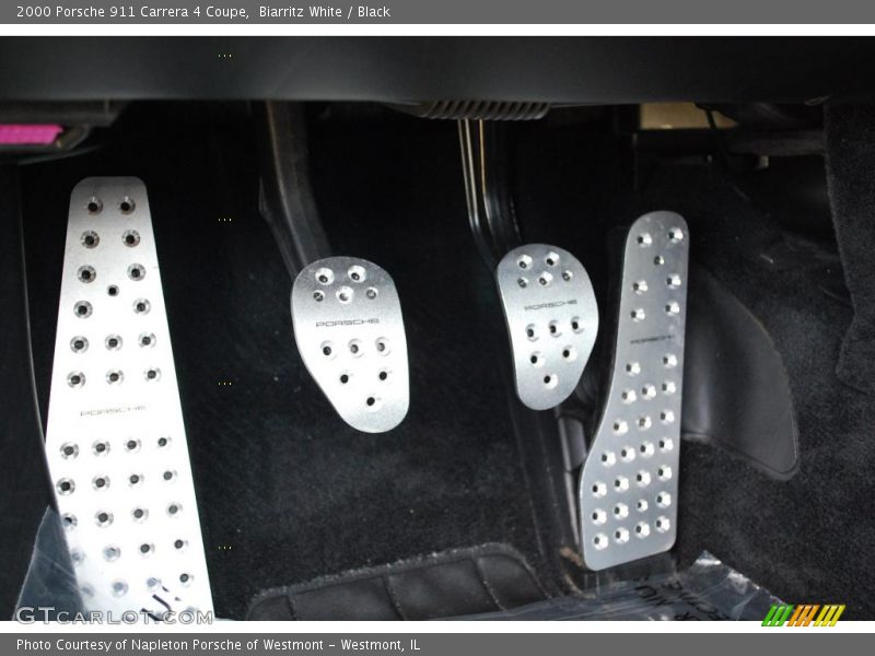 Biarritz White / Black 2000 Porsche 911 Carrera 4 Coupe