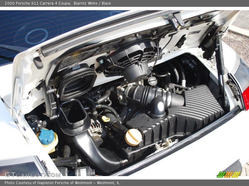Biarritz White / Black 2000 Porsche 911 Carrera 4 Coupe