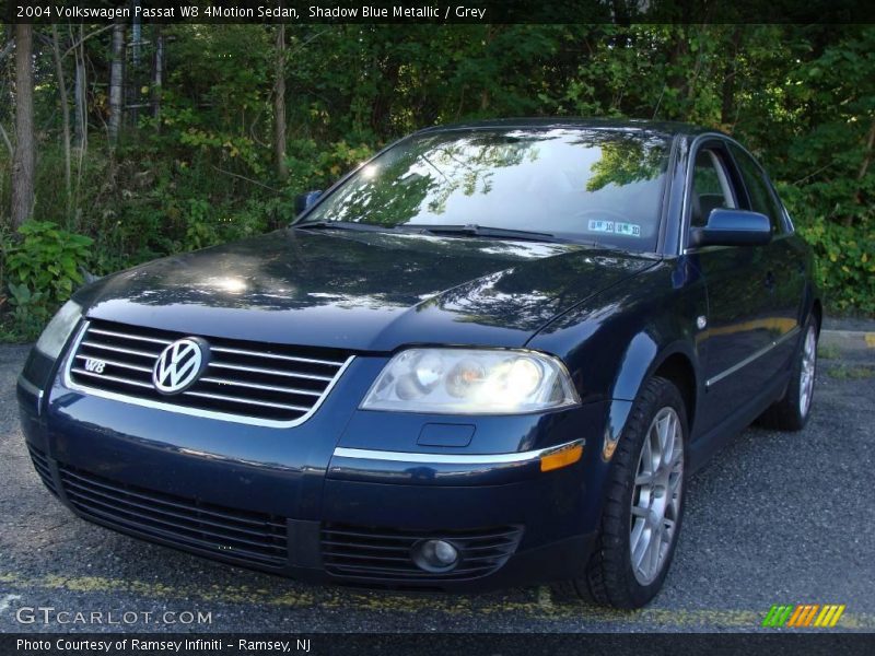 Shadow Blue Metallic / Grey 2004 Volkswagen Passat W8 4Motion Sedan