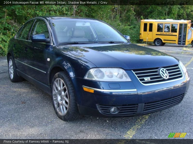Shadow Blue Metallic / Grey 2004 Volkswagen Passat W8 4Motion Sedan