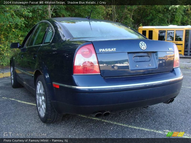 Shadow Blue Metallic / Grey 2004 Volkswagen Passat W8 4Motion Sedan