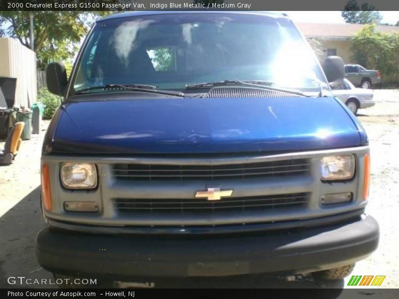 Indigo Blue Metallic / Medium Gray 2000 Chevrolet Express G1500 Passenger Van