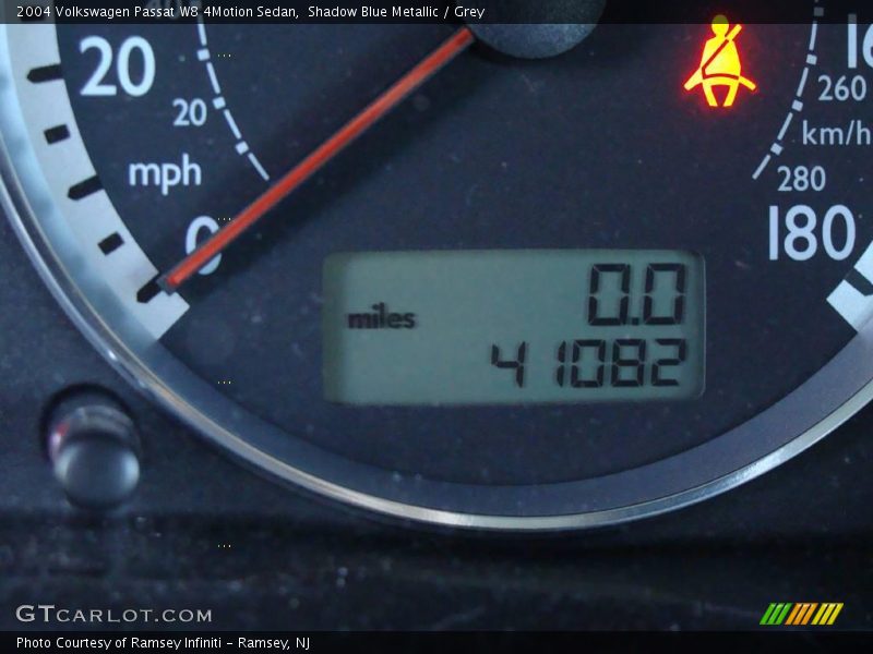 Shadow Blue Metallic / Grey 2004 Volkswagen Passat W8 4Motion Sedan