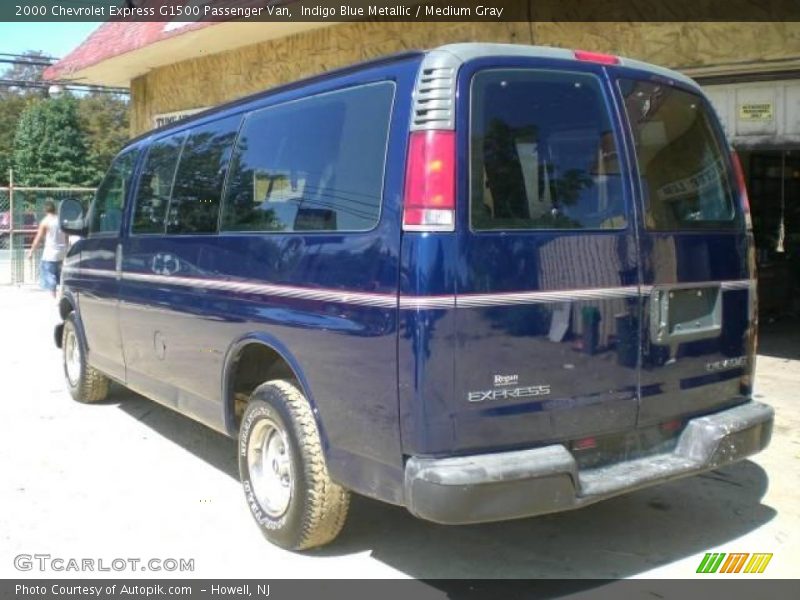 Indigo Blue Metallic / Medium Gray 2000 Chevrolet Express G1500 Passenger Van