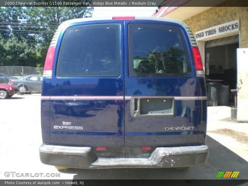 Indigo Blue Metallic / Medium Gray 2000 Chevrolet Express G1500 Passenger Van