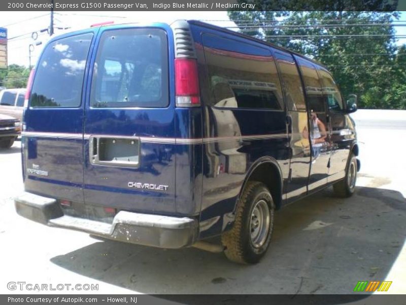 Indigo Blue Metallic / Medium Gray 2000 Chevrolet Express G1500 Passenger Van