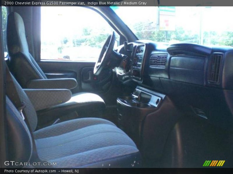 Indigo Blue Metallic / Medium Gray 2000 Chevrolet Express G1500 Passenger Van