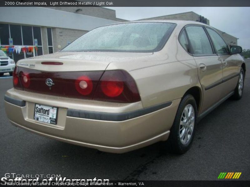 Light Driftwood Metallic / Light Oak 2000 Chevrolet Impala