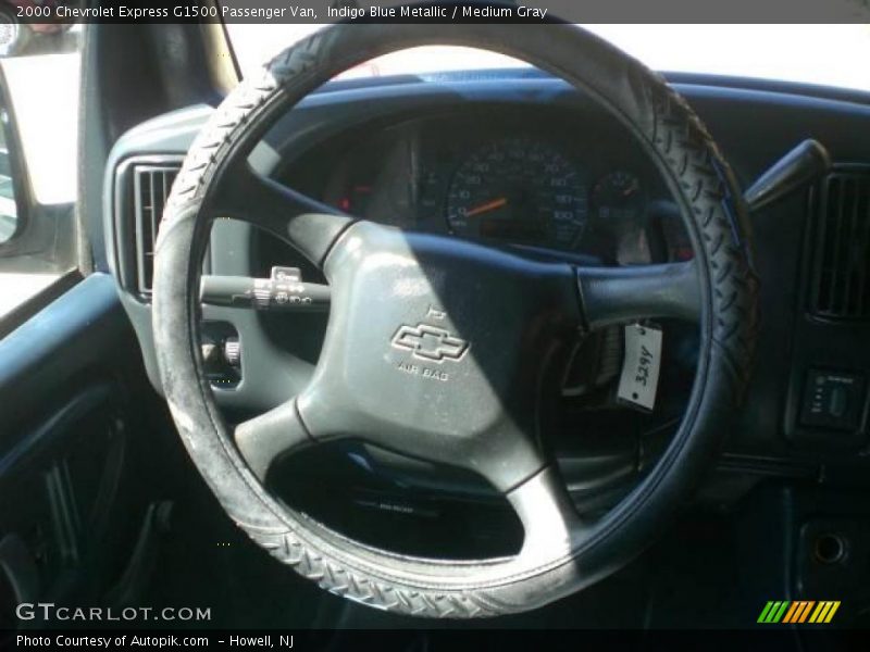 Indigo Blue Metallic / Medium Gray 2000 Chevrolet Express G1500 Passenger Van