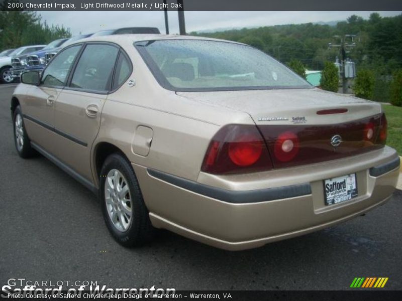 Light Driftwood Metallic / Light Oak 2000 Chevrolet Impala