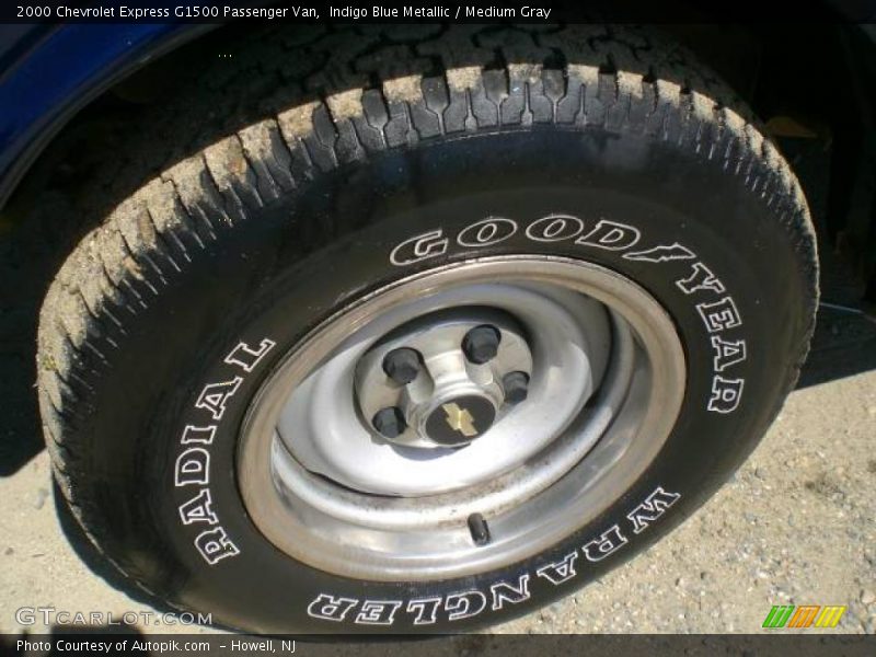 Indigo Blue Metallic / Medium Gray 2000 Chevrolet Express G1500 Passenger Van