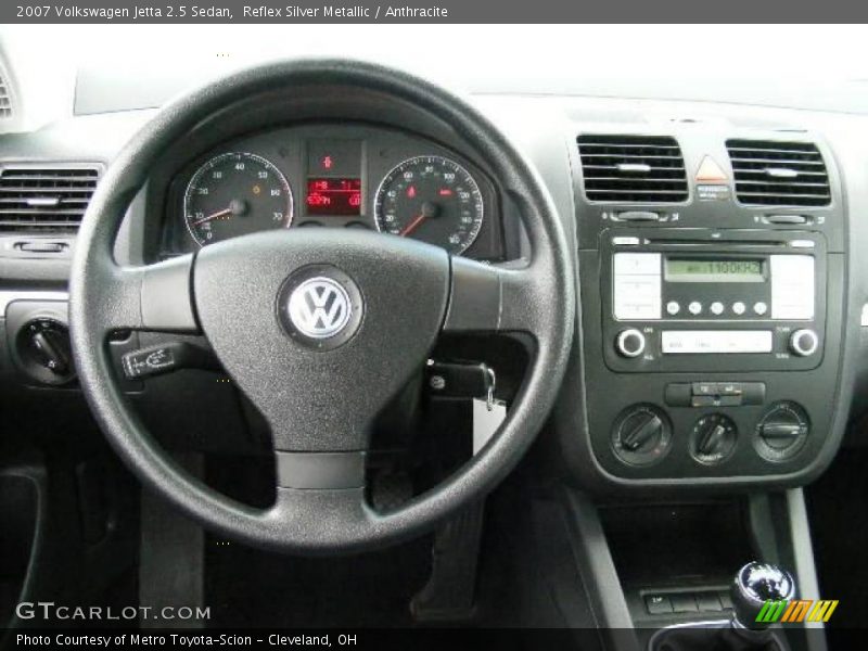 Reflex Silver Metallic / Anthracite 2007 Volkswagen Jetta 2.5 Sedan