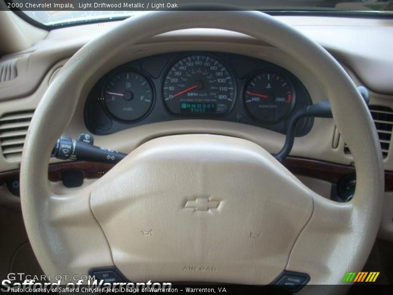 Light Driftwood Metallic / Light Oak 2000 Chevrolet Impala