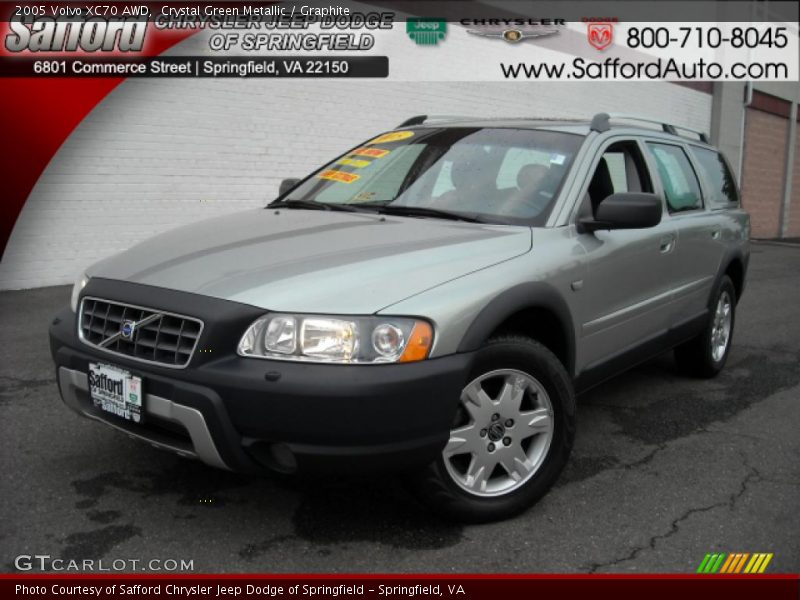 Crystal Green Metallic / Graphite 2005 Volvo XC70 AWD
