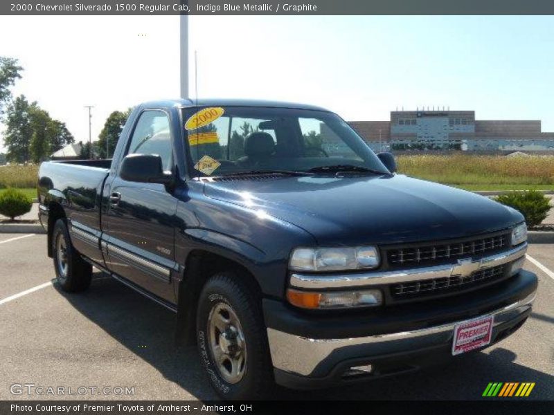 Indigo Blue Metallic / Graphite 2000 Chevrolet Silverado 1500 Regular Cab