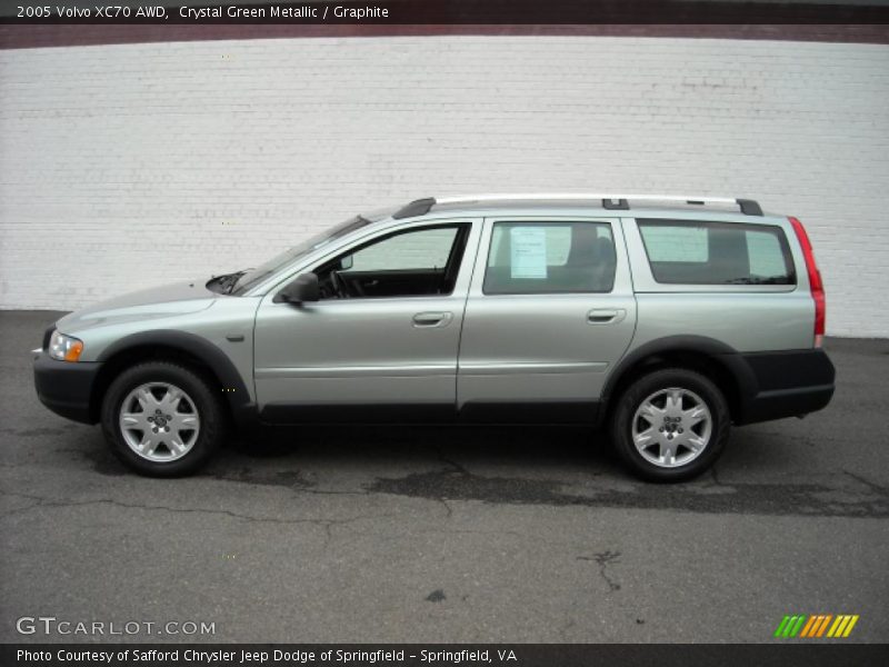 Crystal Green Metallic / Graphite 2005 Volvo XC70 AWD