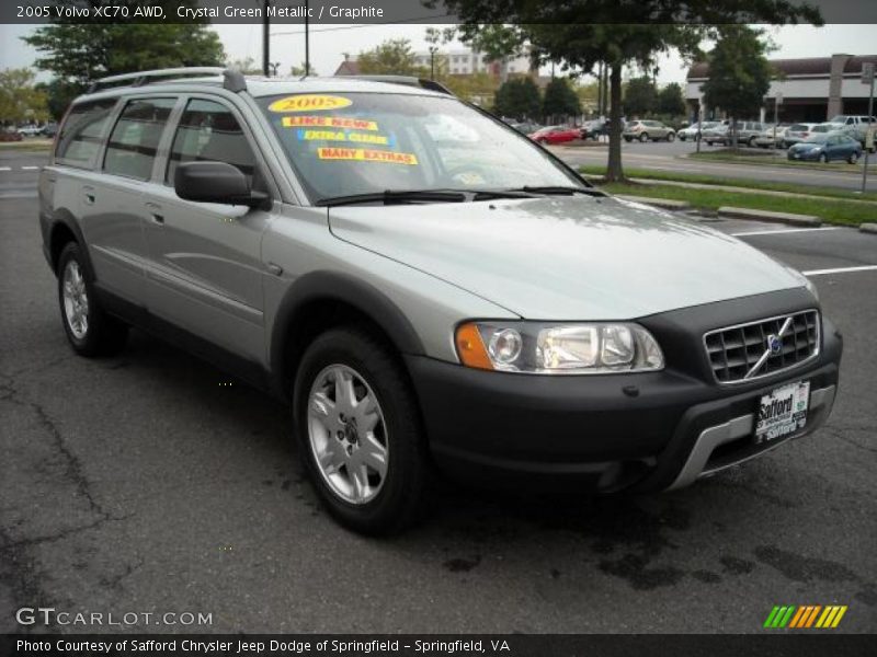 Crystal Green Metallic / Graphite 2005 Volvo XC70 AWD