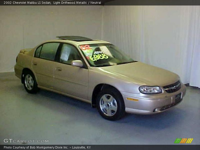 Light Driftwood Metallic / Neutral 2002 Chevrolet Malibu LS Sedan