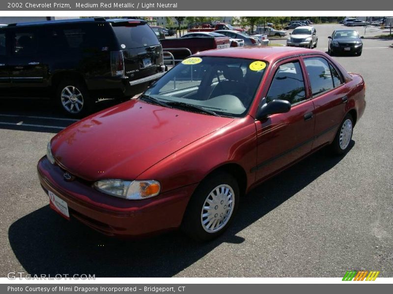 Medium Red Metallic / Light Neutral 2002 Chevrolet Prizm