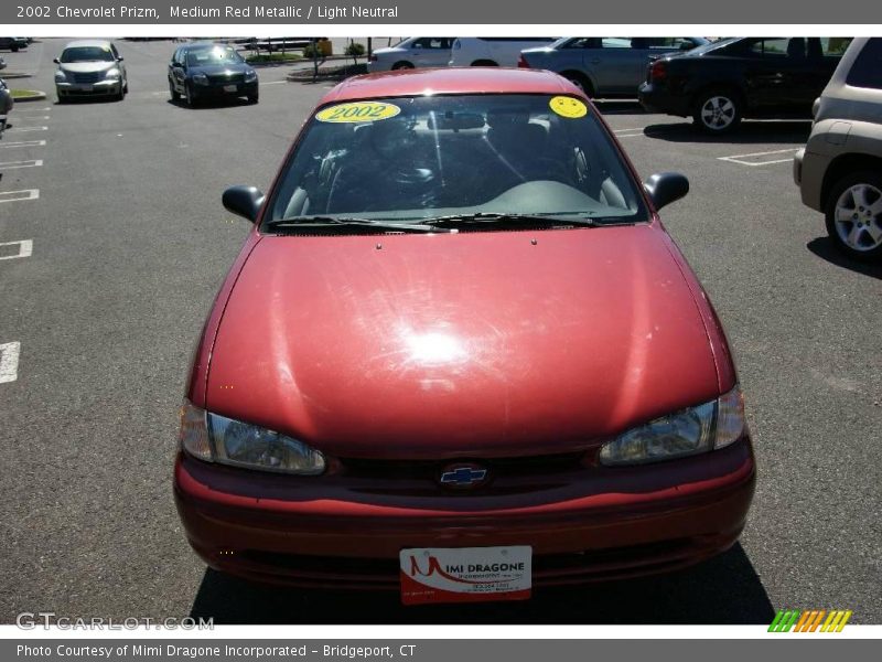 Medium Red Metallic / Light Neutral 2002 Chevrolet Prizm