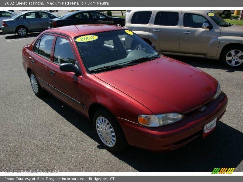 Medium Red Metallic / Light Neutral 2002 Chevrolet Prizm